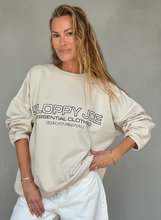 Load image into Gallery viewer, 05 CLASSIC SQUARE SWEATSHIRT - Biscuit Beige & Coffee