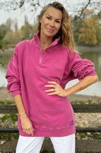 Load image into Gallery viewer, DIANA ZIP NECK - Peony