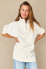 Load image into Gallery viewer, DIANA ZIP NECK - Warm White.
