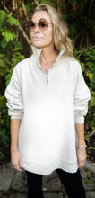 Load image into Gallery viewer, DIANA ZIP NECK - Stone