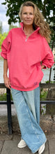 Load image into Gallery viewer, DIANA ZIP NECK - Red Wash