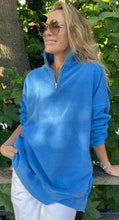 Load image into Gallery viewer, DIANA ZIP NECK - Diana Blue
