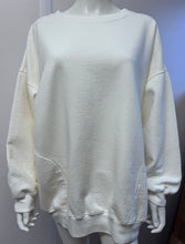 Load image into Gallery viewer, Oversized Pocket Crew - White - NO LOGO - SAMPLE - SIZE 2 - S14