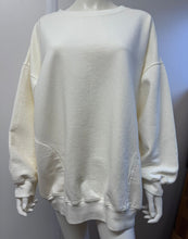 Load image into Gallery viewer, Oversized Pocket Crew - White - NO LOGO - SAMPLE - SIZE 2 - S14
