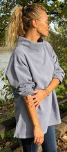 Load image into Gallery viewer, HIGH NECK SWEATSHIRT - Dove Grey