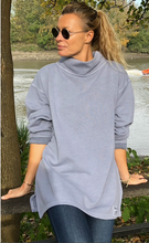Load image into Gallery viewer, HIGH NECK SWEATSHIRT - Dove Grey