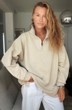 Load image into Gallery viewer, DIANA ZIP NECK - Stone
