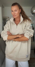 Load image into Gallery viewer, DIANA ZIP NECK - Stone
