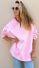 Load image into Gallery viewer, DIANA ZIP NECK - Miami Pink.
