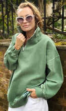 Load image into Gallery viewer, DIANA ZIP NECK - Olive Green
