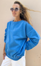 Load image into Gallery viewer, ORIGIN 05 CLASSIC SQUARE SWEATSHIRT - Diana Blue

