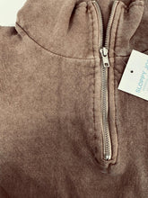 Load image into Gallery viewer, DIANA ZIP NECK - MOCHA - SIZE 1 - F6
