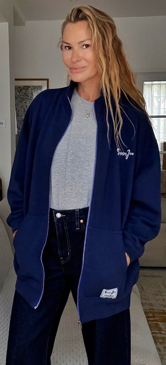 ZIP JACKET - Midnight Blue