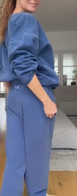 Load and play video in Gallery viewer, RELAXED JOGGERS - Navy Wash
