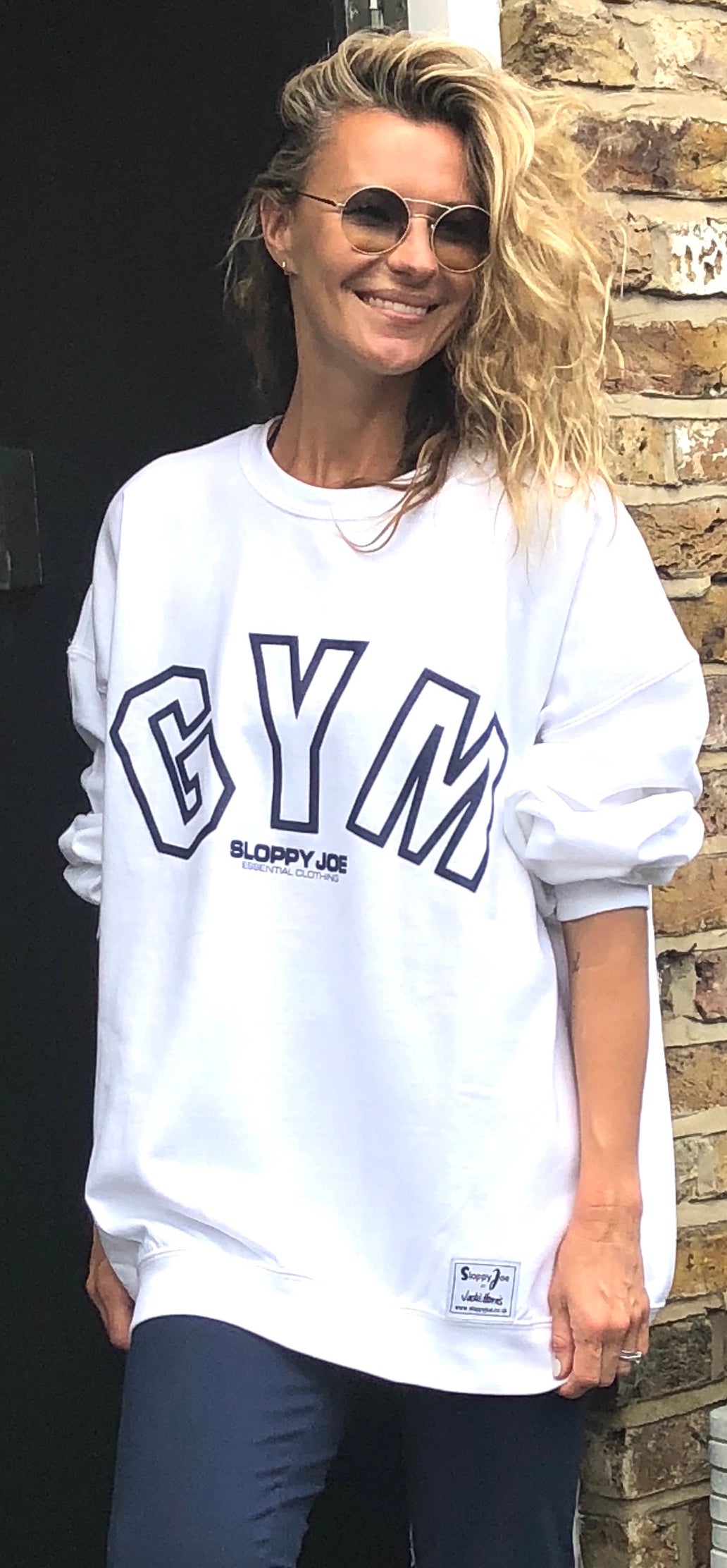SLOPPY JOE GYM SWEATSHIRT - White