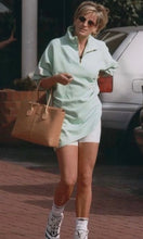 Load image into Gallery viewer, DIANA ZIP NECK - Powder Blue
